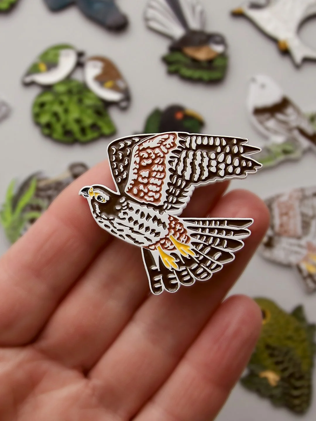 melissa boardman falcon pin in hand.jpg