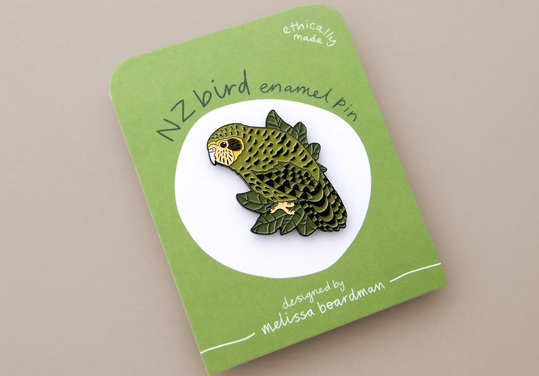 melissa boardman enamel pin kakapo 02.jpg