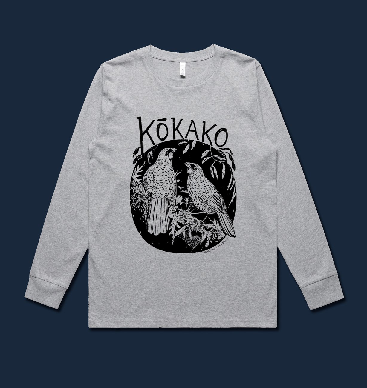 melissa boardman kokako tshirt womens web01.jpg