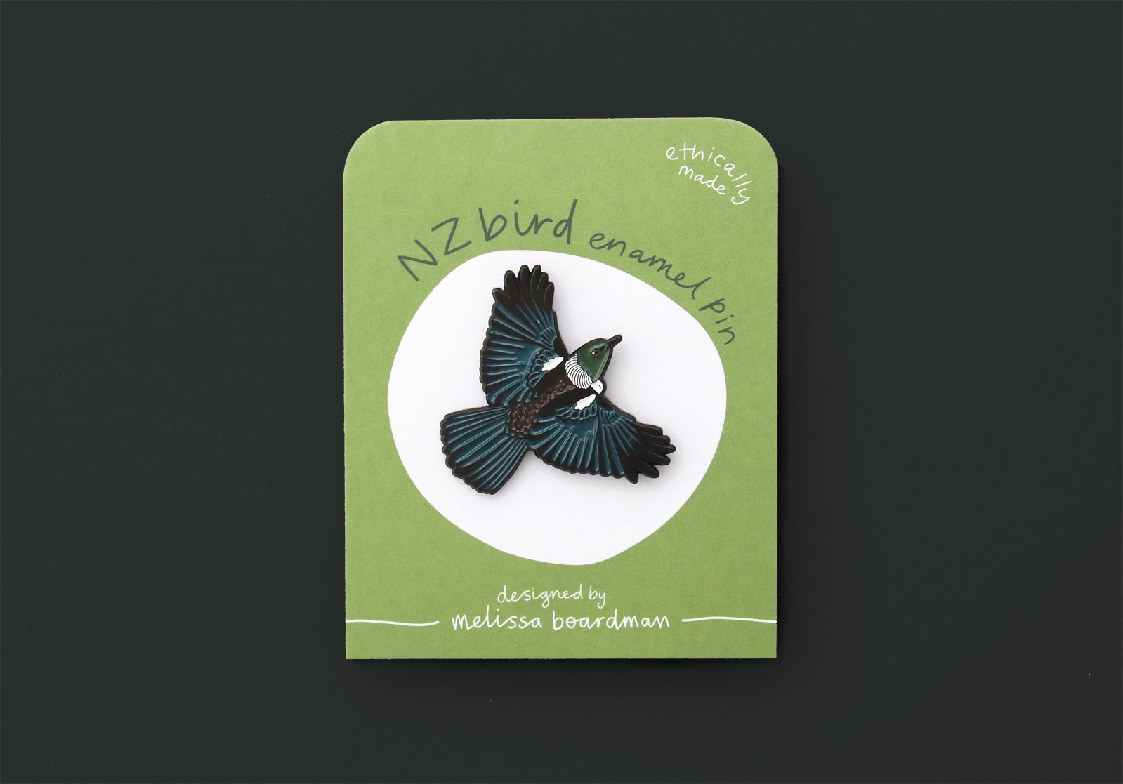 Tui | NZ bird enamel pin
