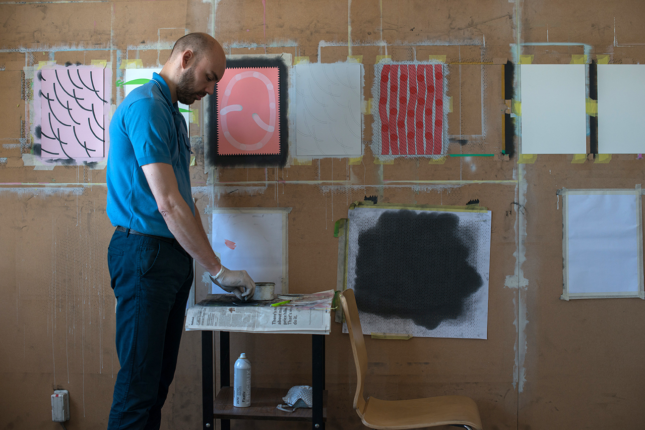 George Charman on residency at Acme fire Station 2010 - 2015. Photograph by Hugo Glendinning