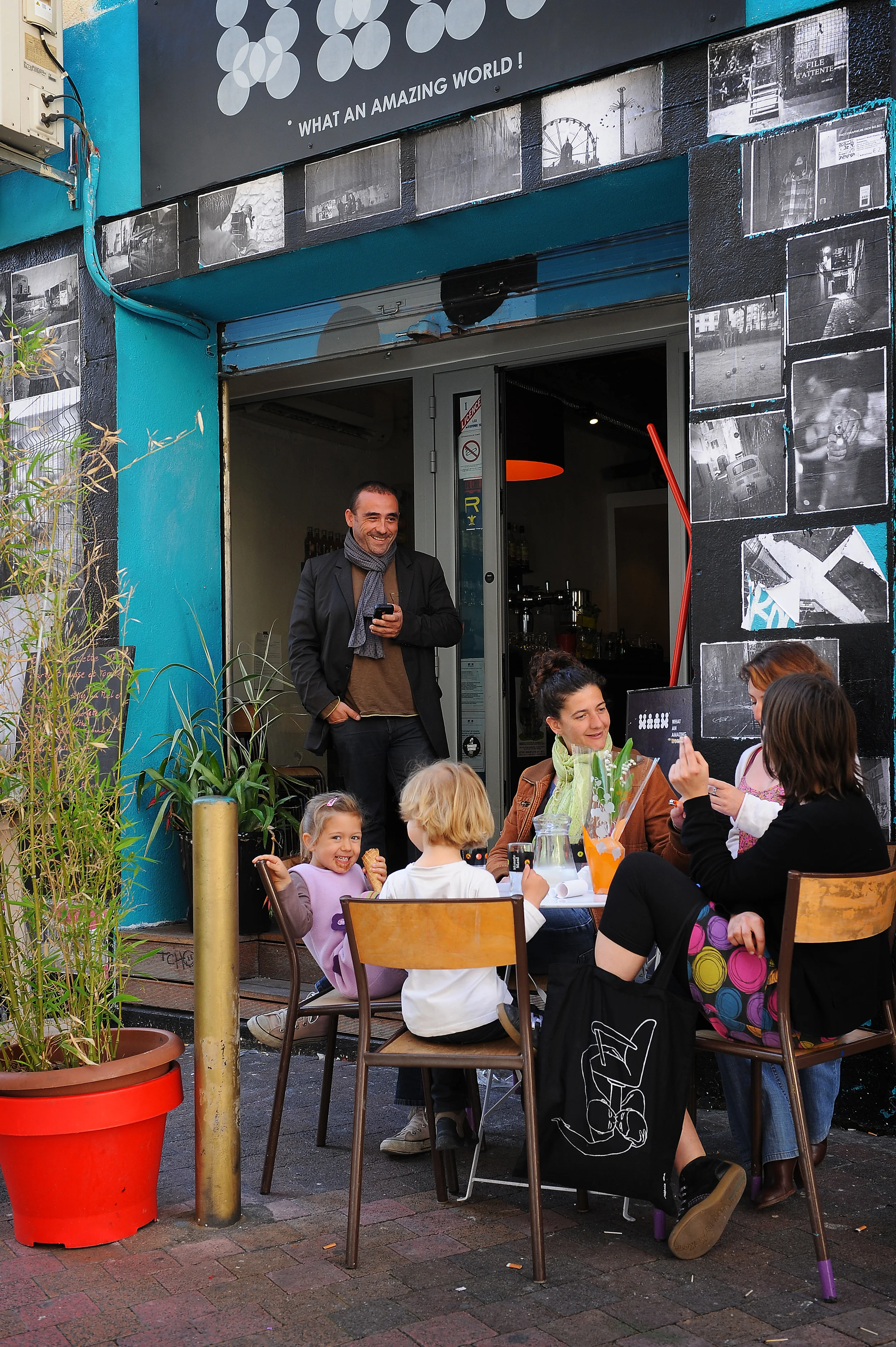 Marseille, Ranska, terassi