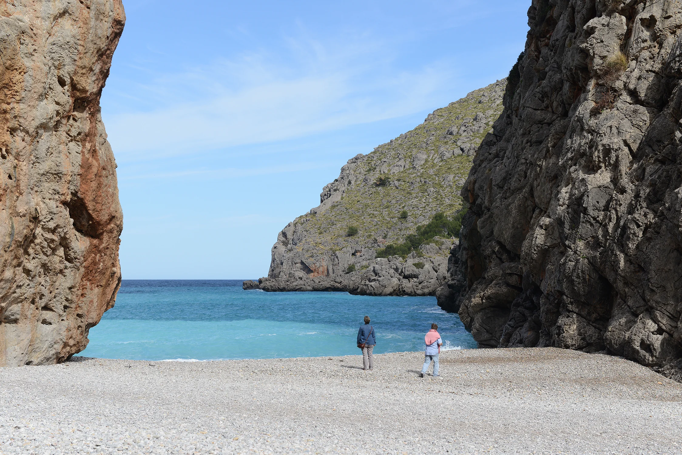 Mallorca, Espanja, Baleaarit, Välimeri, vuoristo, matka, matkailu, loma, ranta, Port de Sa Calobra, kalliot