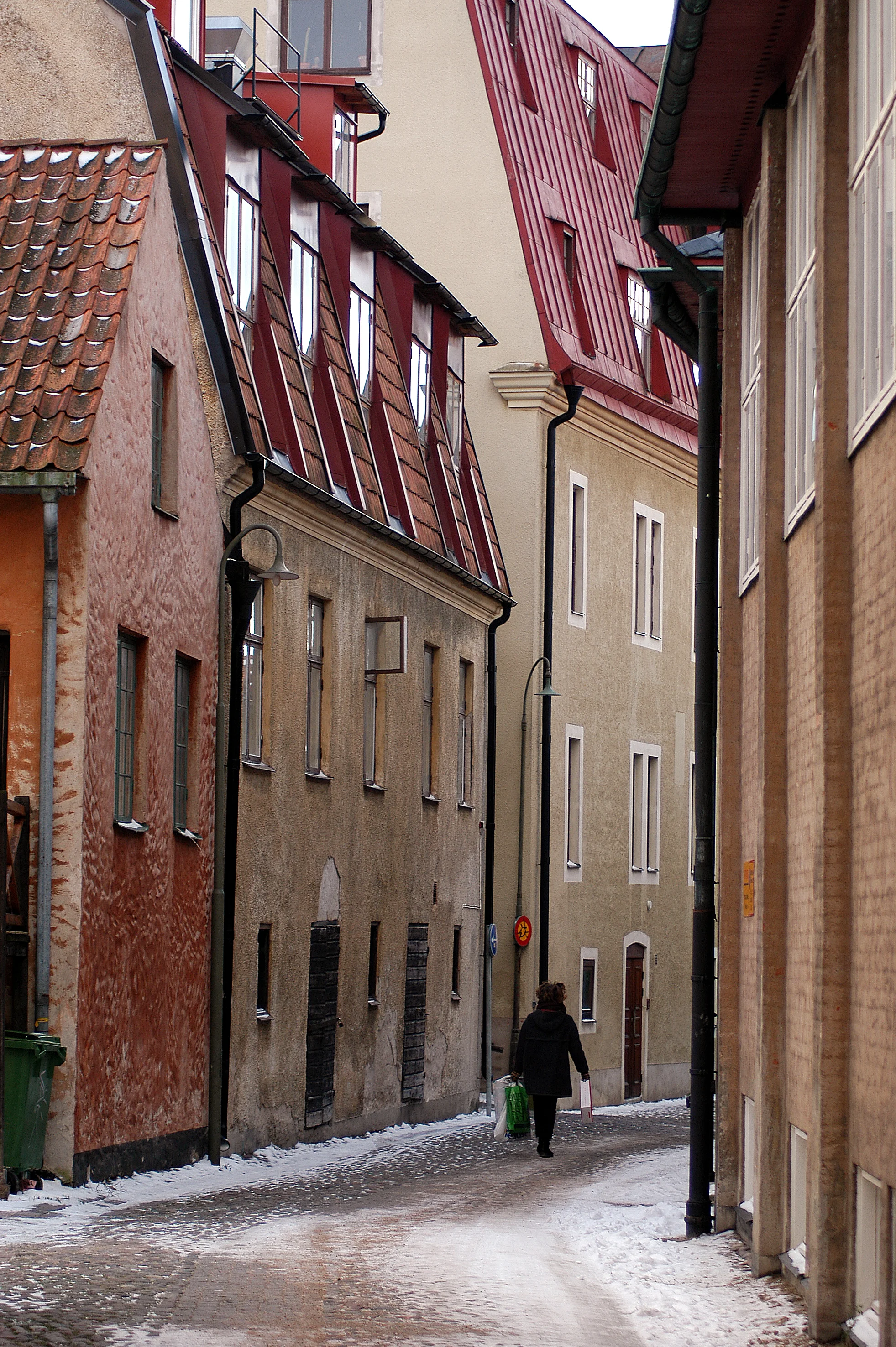 Visby, Gotlanti. Perun puheeni. Visbyssä on jouluna ihanan rauhallista.