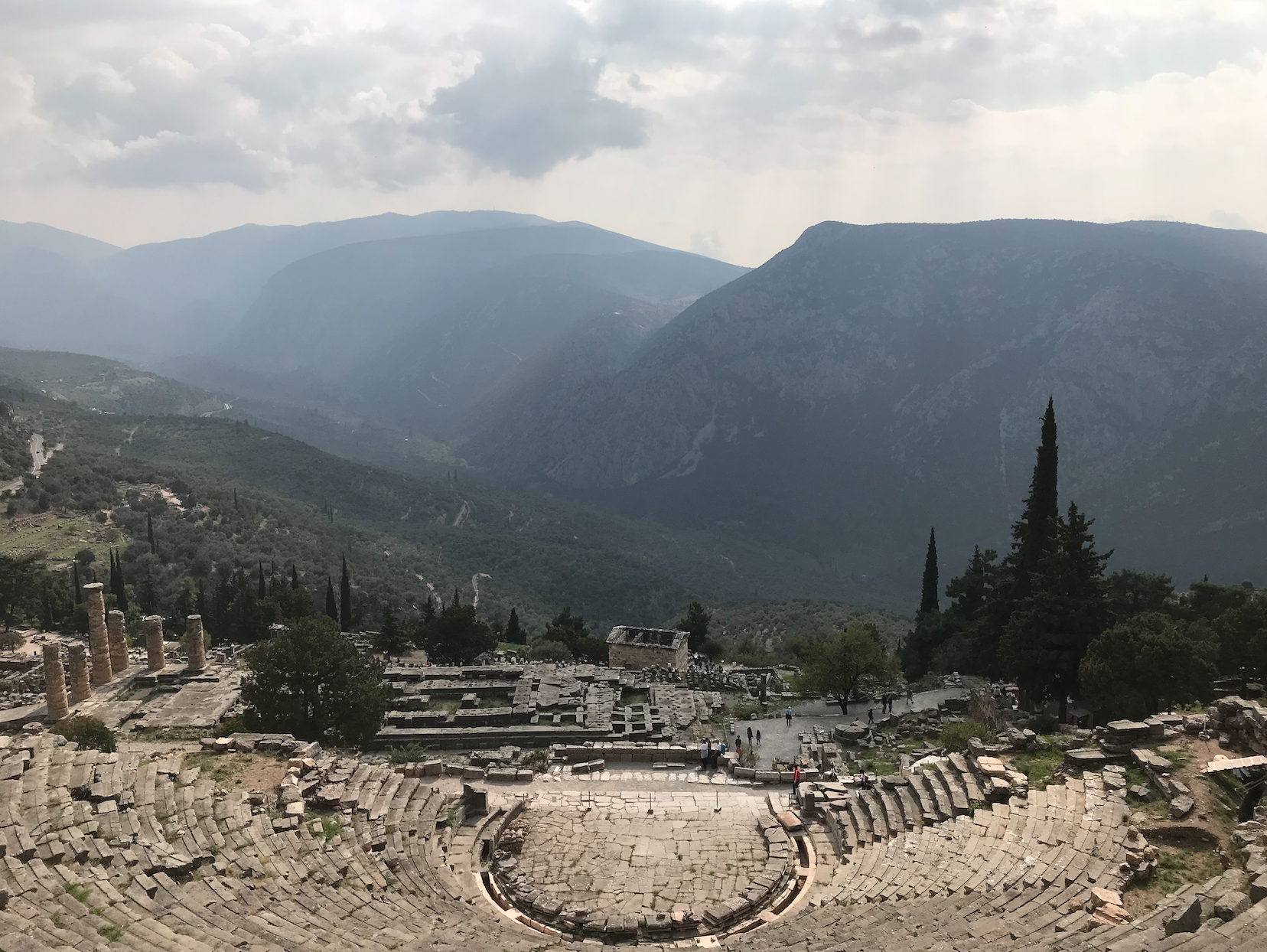 Ruins of the Theatre of Dionysus, Delphi (GR)