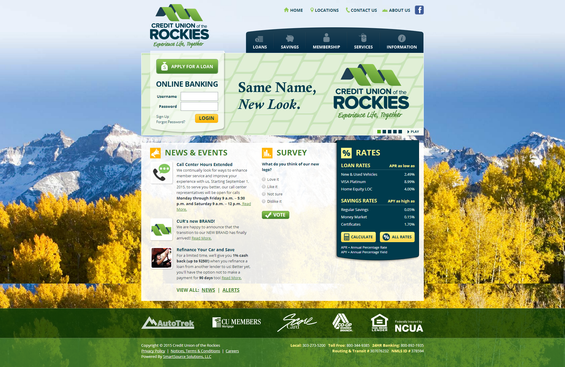Red Thread Creative provided a customer survey and follow-up branding services for Credit Union of the Rockies.