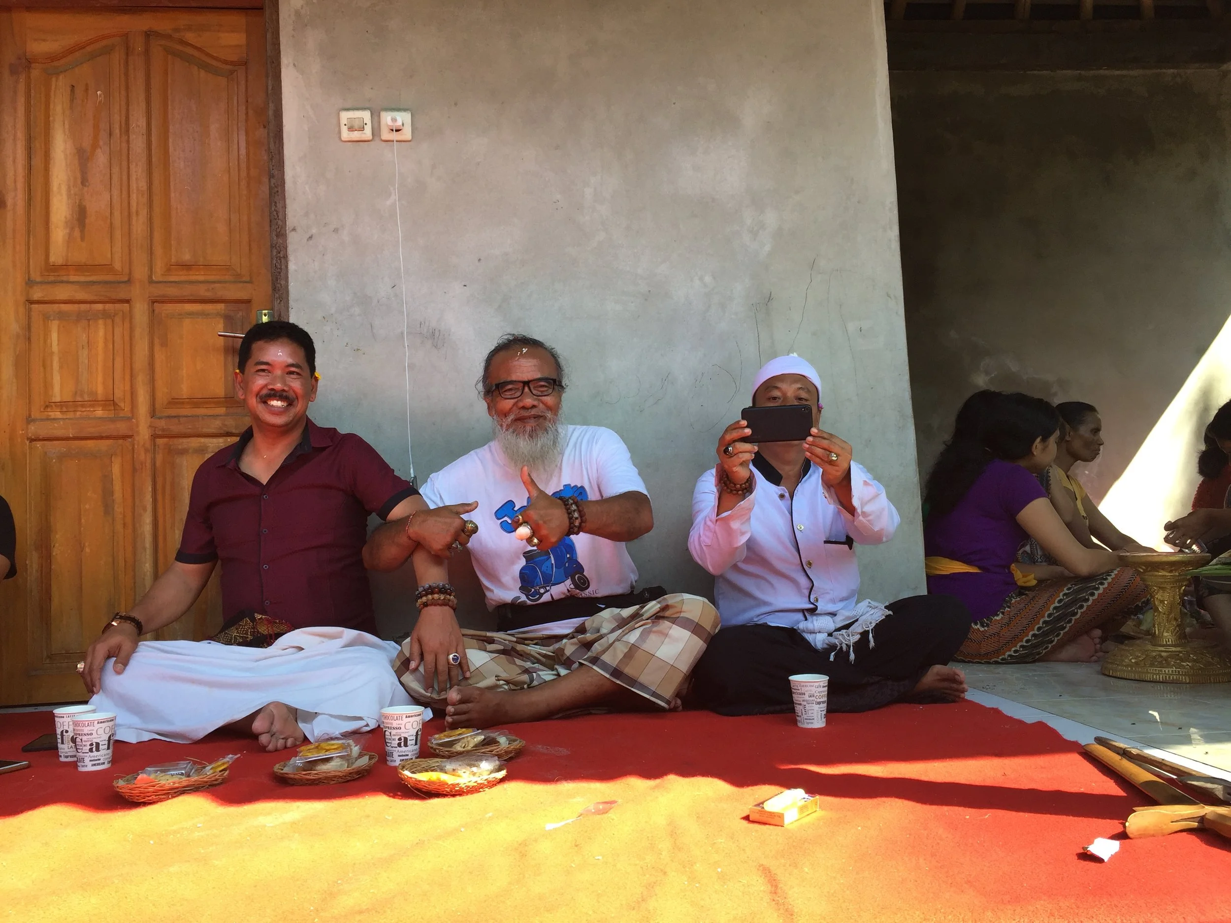Villagers in Perasi , Bali