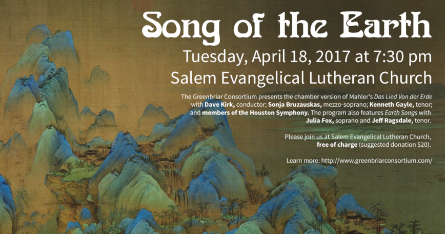 Das Lied von der Erde 