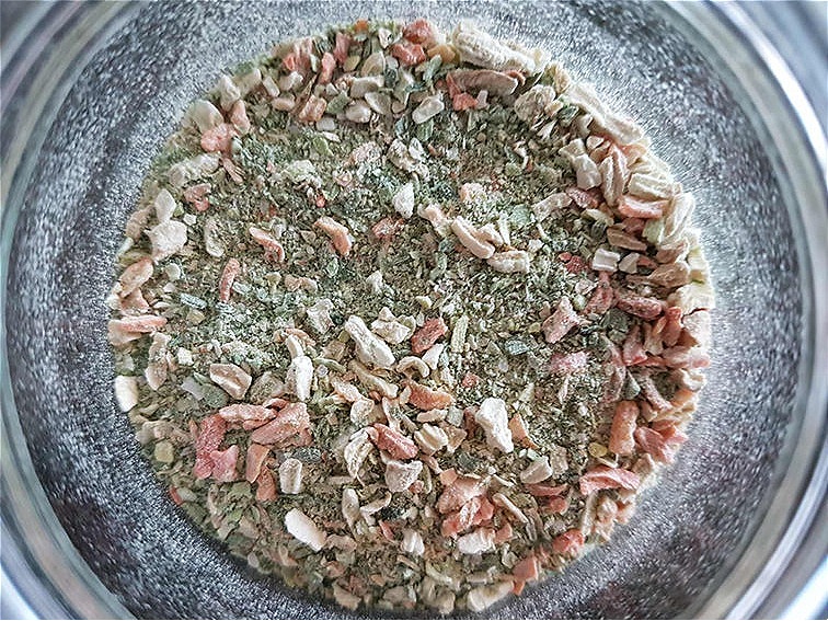 Variante mit feineren Stückchen