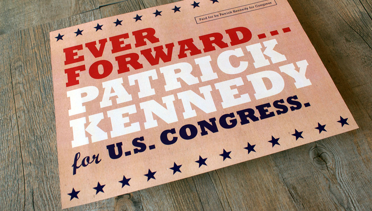 Kennedy for US Congress: Yardsign