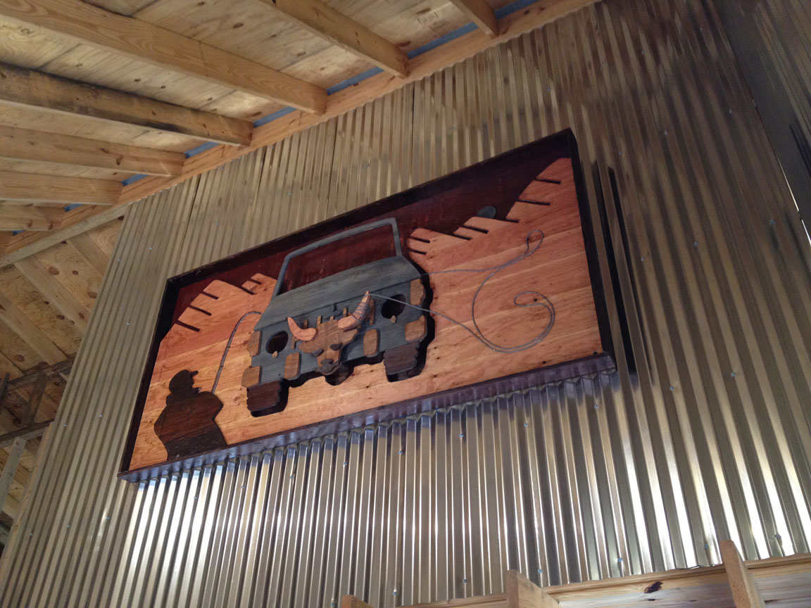 Wood Mural