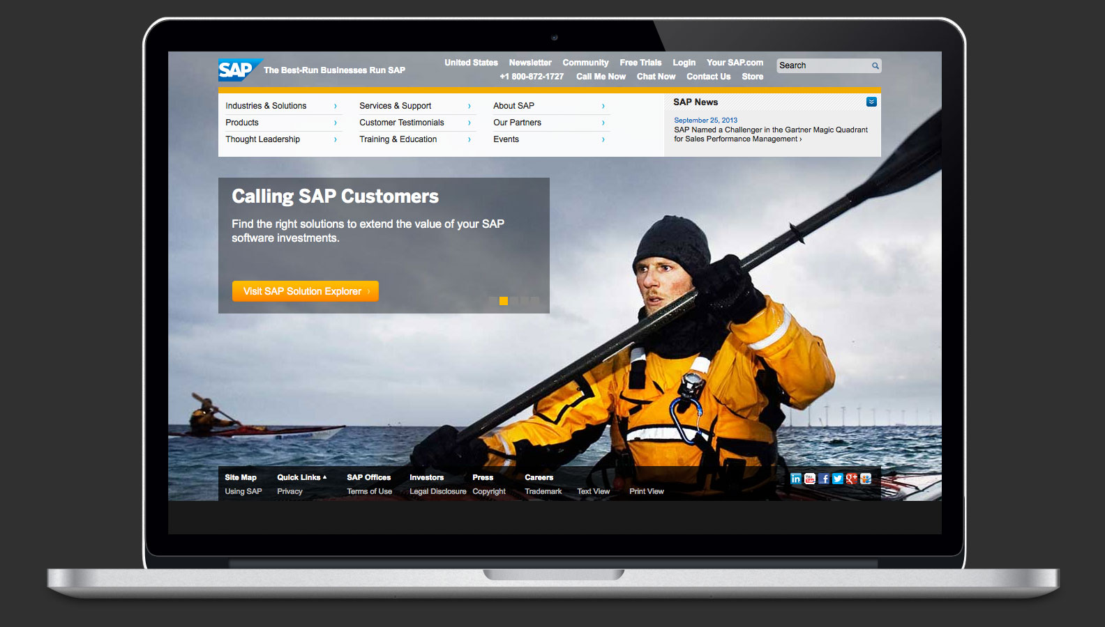 SAP: site redesign