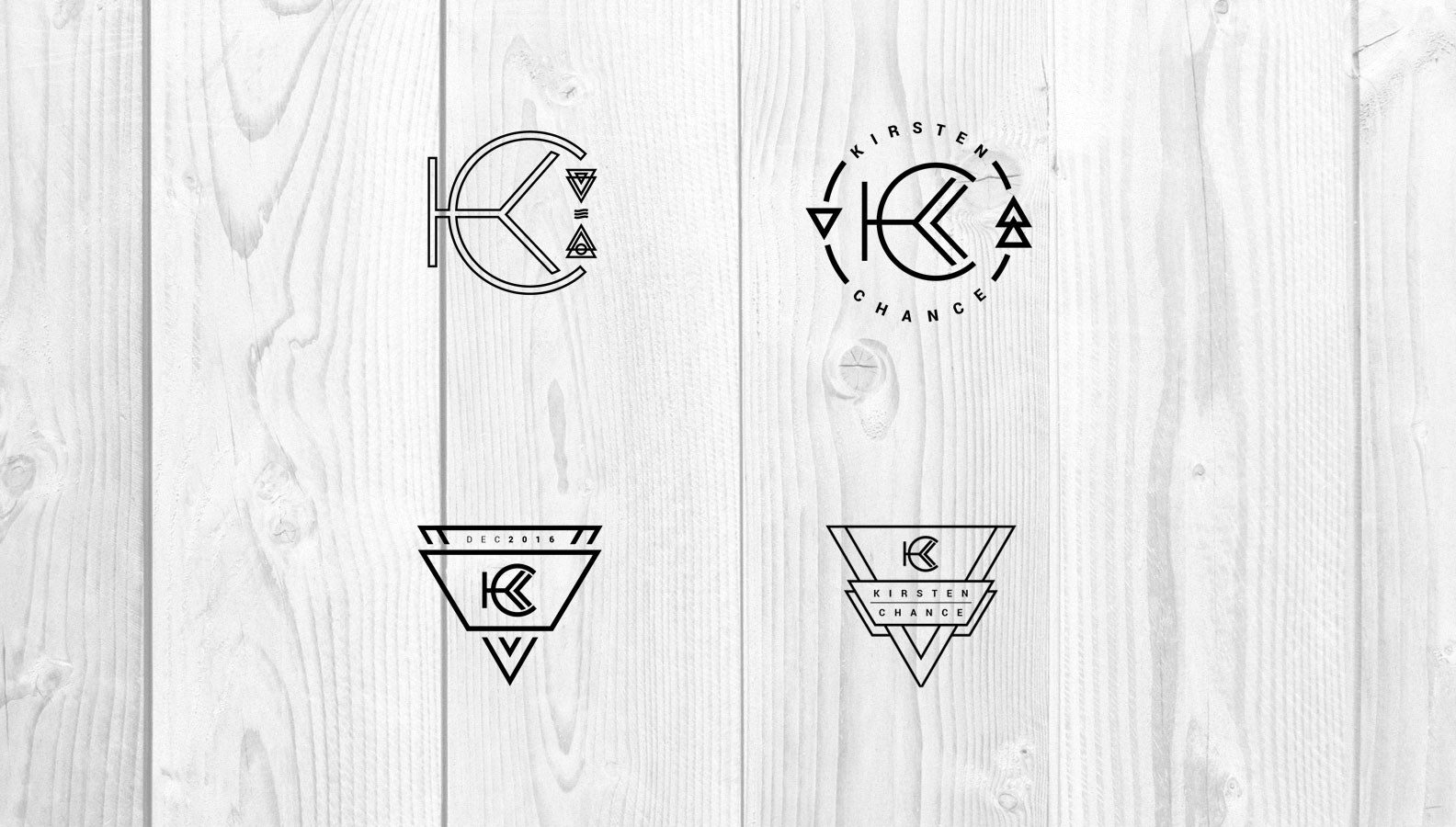 Kirsten + Chance: Logo Concepts