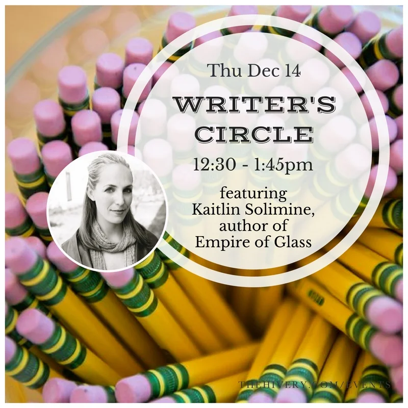 Author Kaitlin Solimine @ The Hivery's Writer Circle