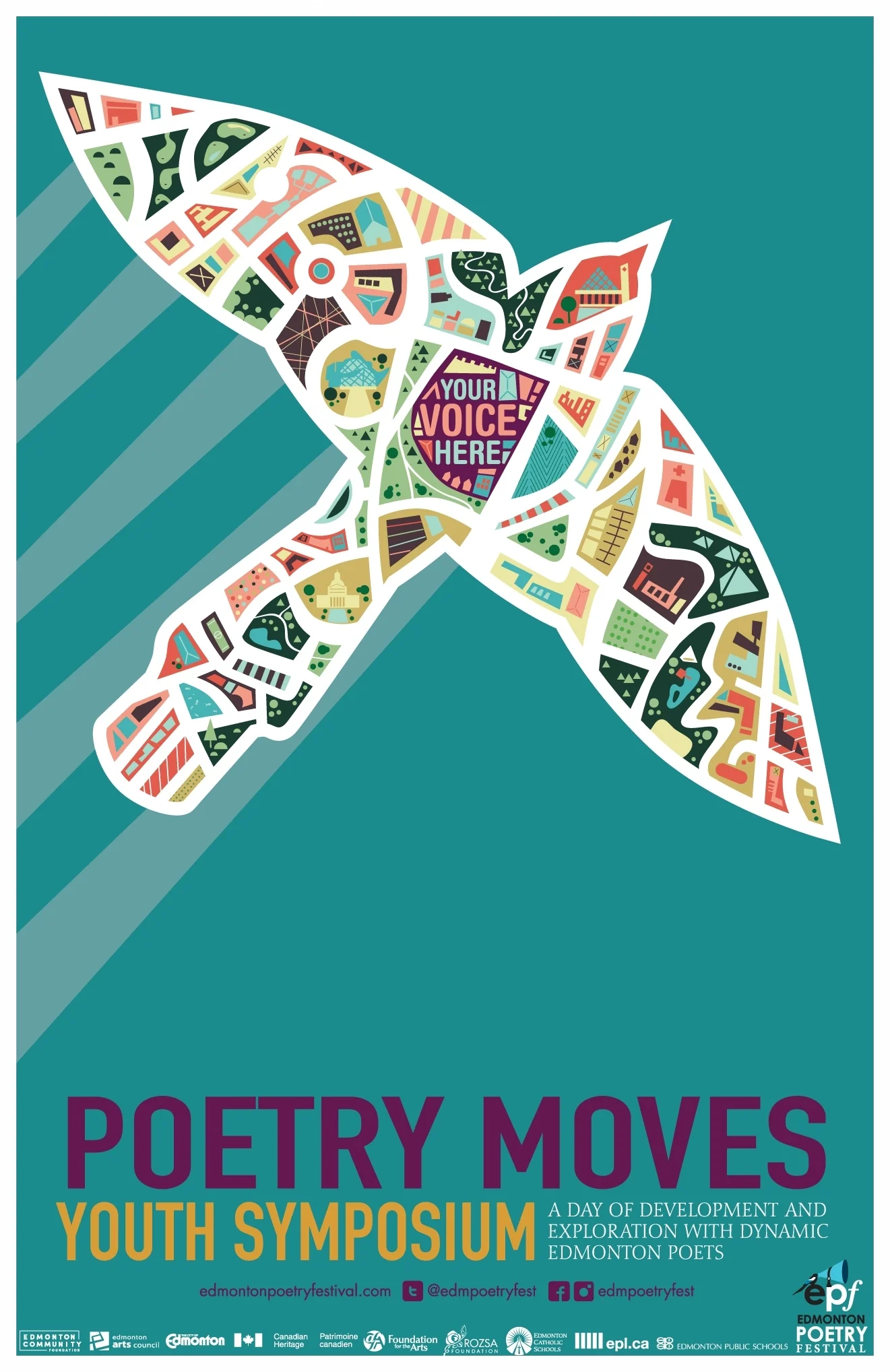 Edmonton Poetry Festival Poster