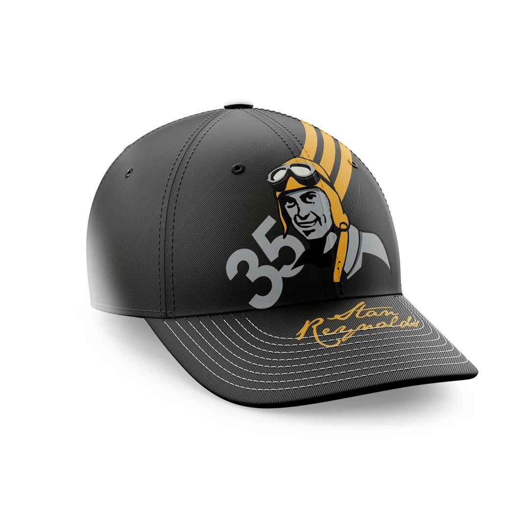 San Reynolds Ball Cap Illustration