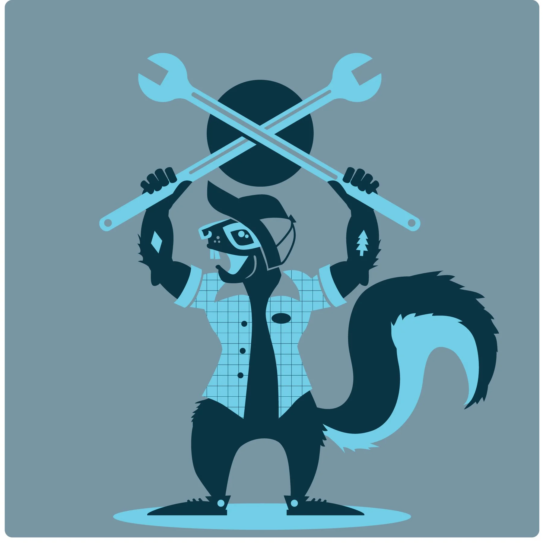 Eddie Illustration for the Town of Edson