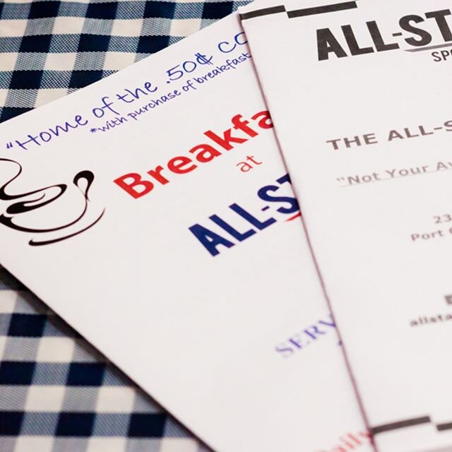 Start your day with an All-Star breakfast! ☕