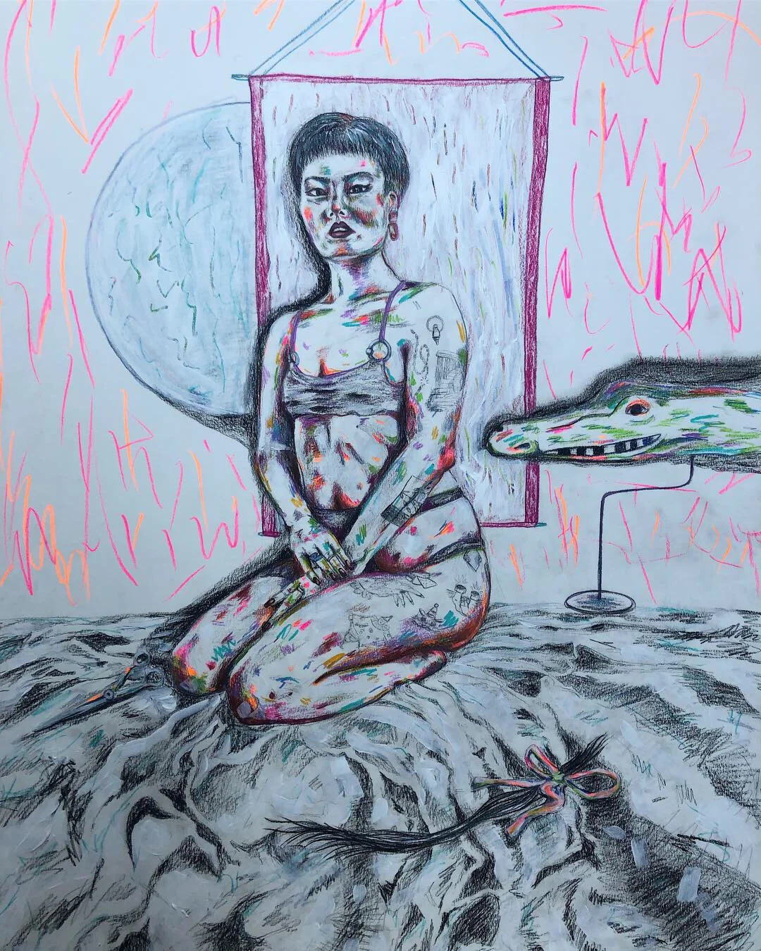 Warm Spots (Holly and the Alligator), 2019.