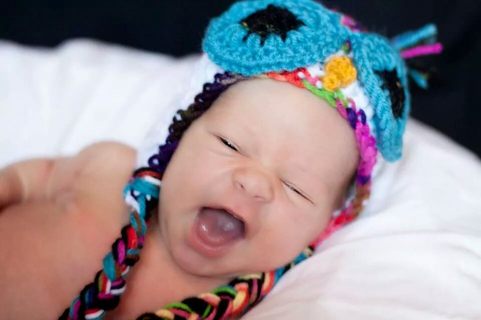 My niece. Already full of curiosity.