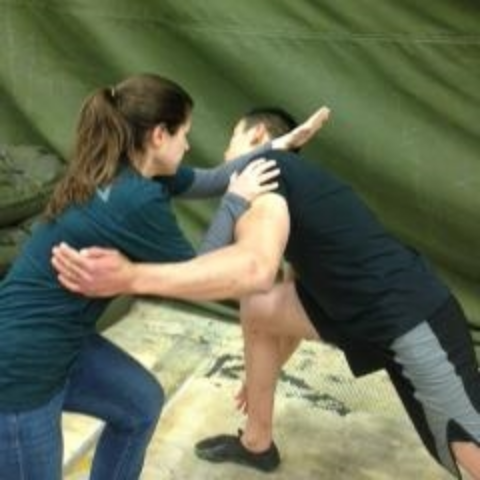 There were physical aspects of the training, too.