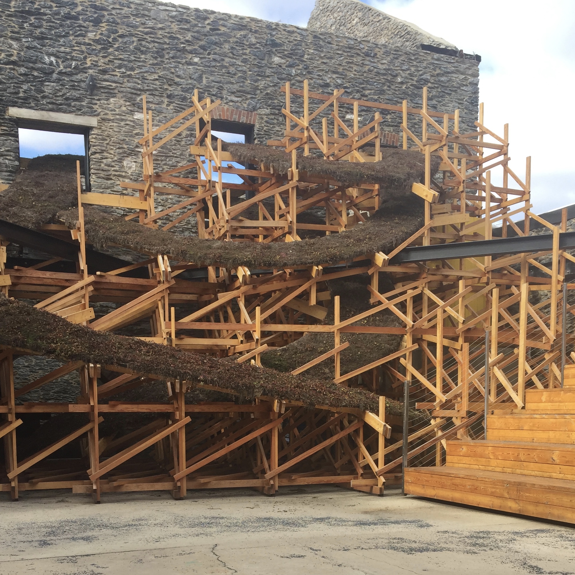 Photo of the Sky Stage in Frederick, MD. The ruin of a historical building made better and new.