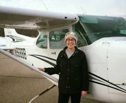 Anne Greenberg, commercial pilot