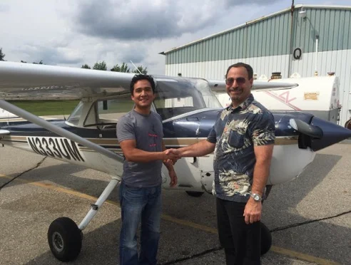 Christian Ocana, private pilot