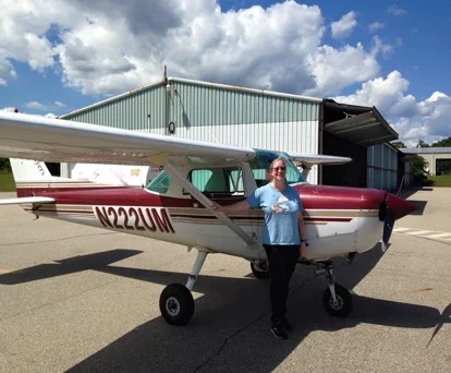 Laura Starkey, private pilot