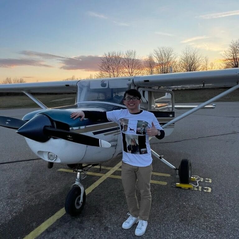 First solo alert!! Congratulations to Christian Yap who completed his first solo in N333UM this past Thursday evening!