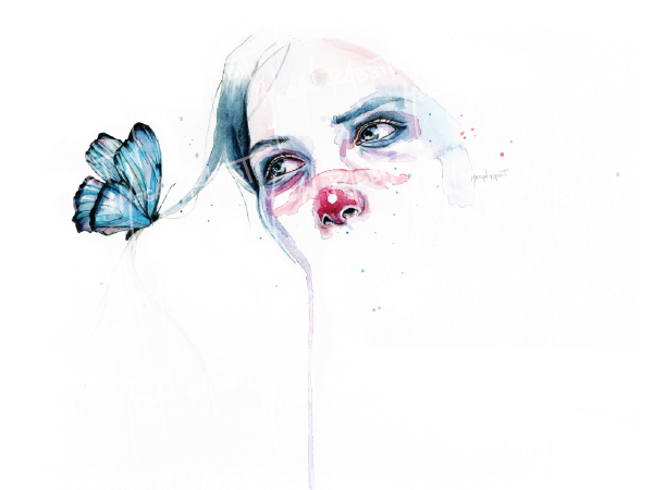 "butterfly hair". 2021