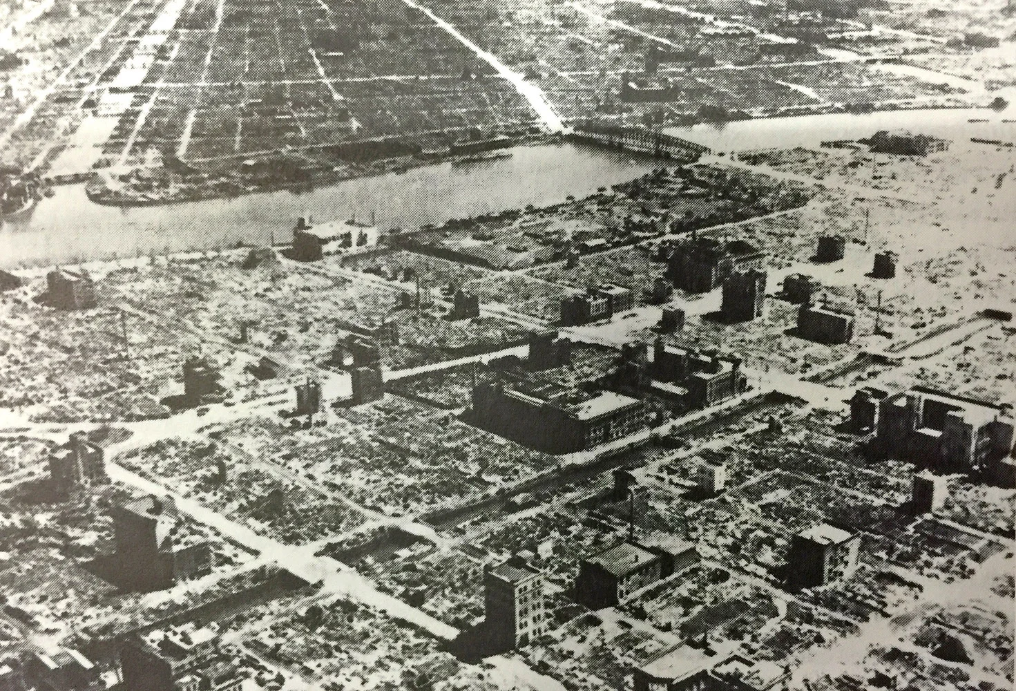 Tokyo after US firebombing campaign