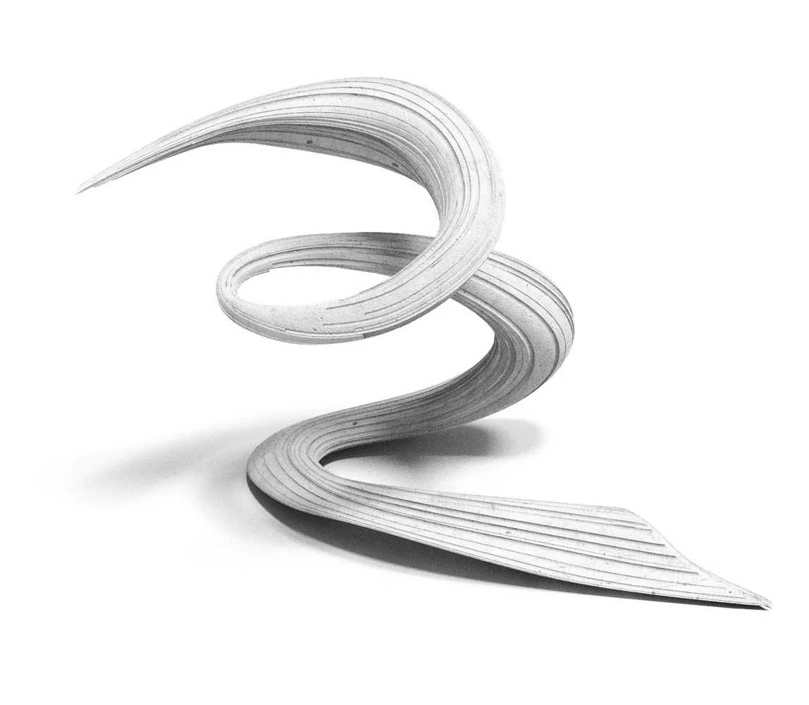 Early '3d calligraphy' concept exploration