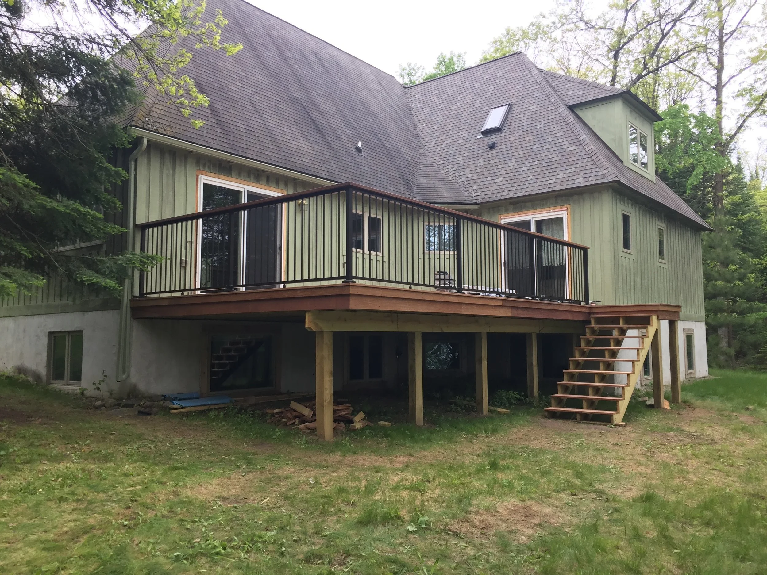 Cumaru Deck with Westbury Railing System