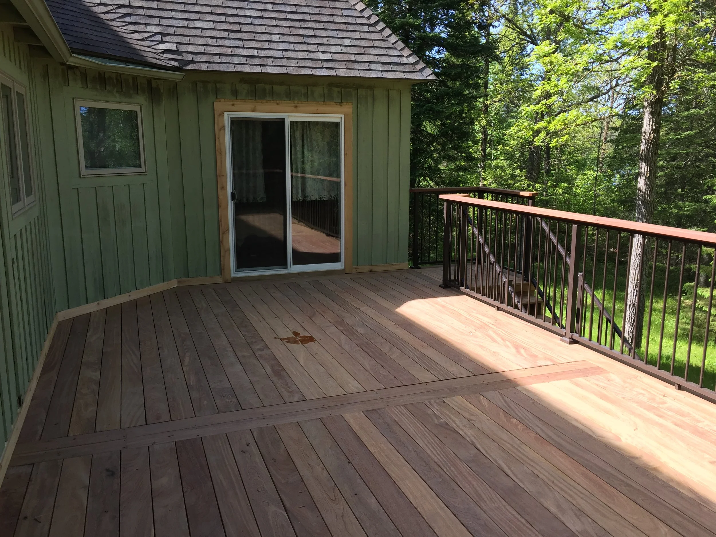 Cumaru Deck with Westbury Railing System