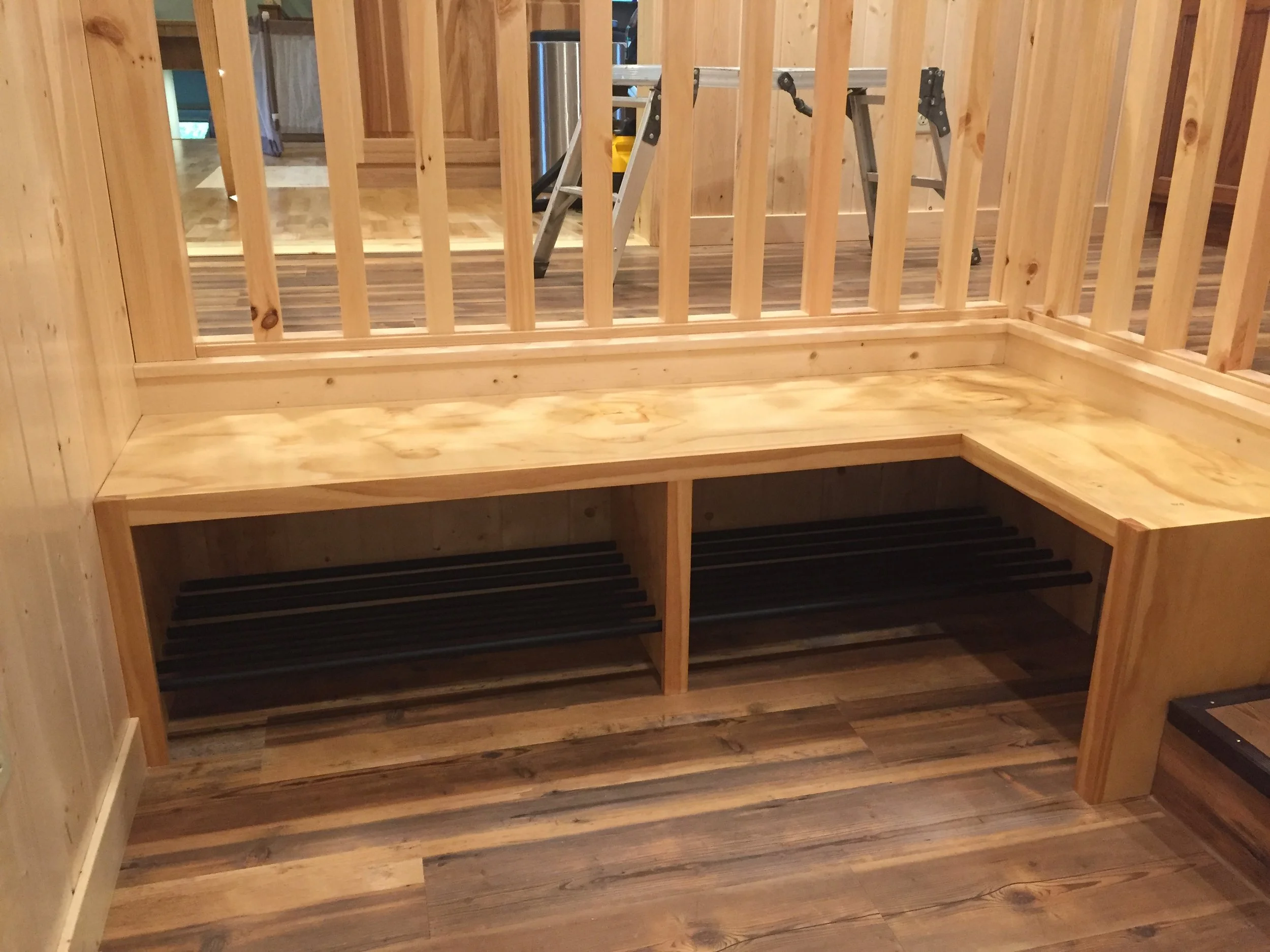 Pine Built Bench