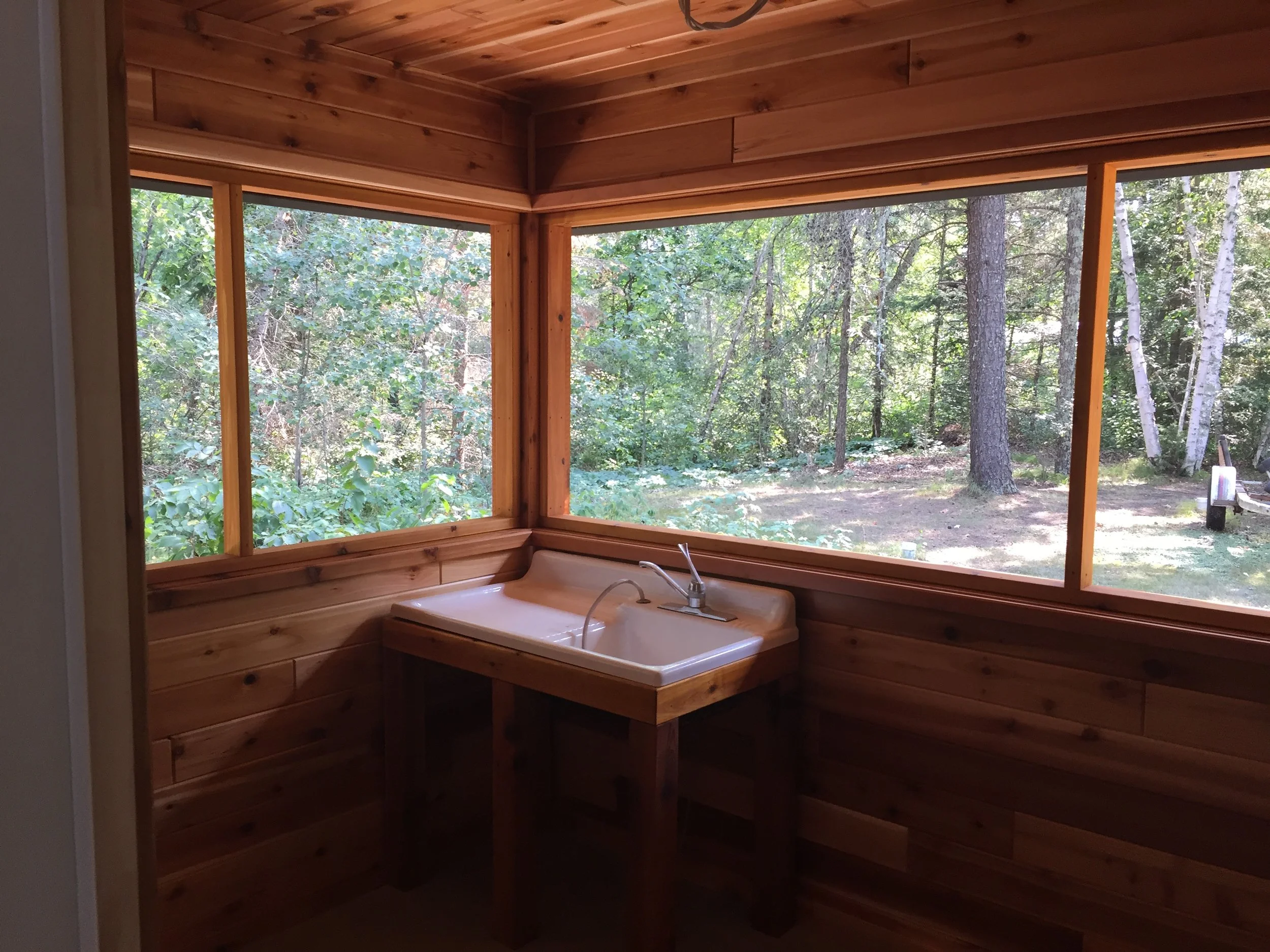 Usonian Inspired Boat Garage
