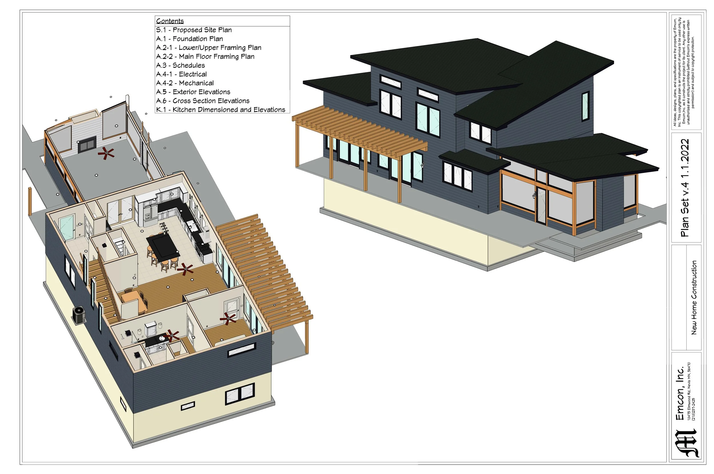 Home Plans, Design, and Drafting — Emcon, Inc