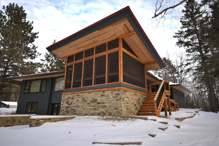 Towering Screened Porch 