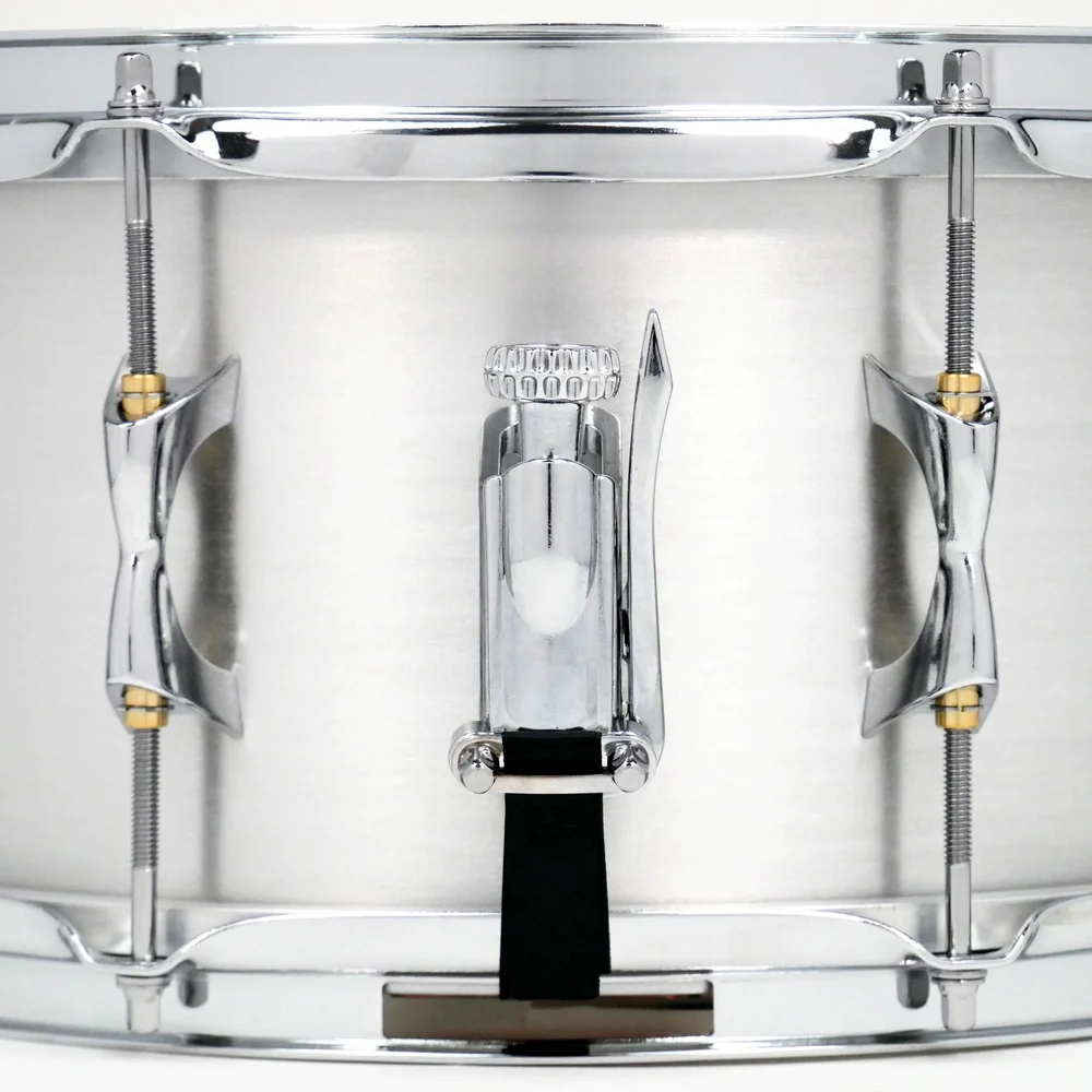 Kalamazoo Series Aluminum In-Stock Snares — Independent Drum Lab