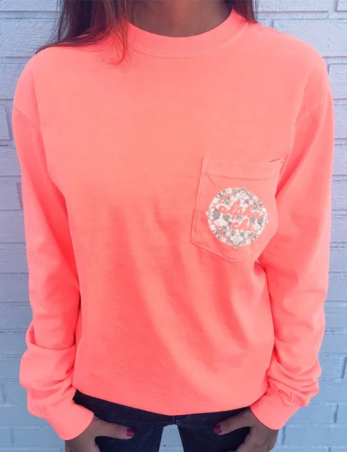 NEON RED ORANGE