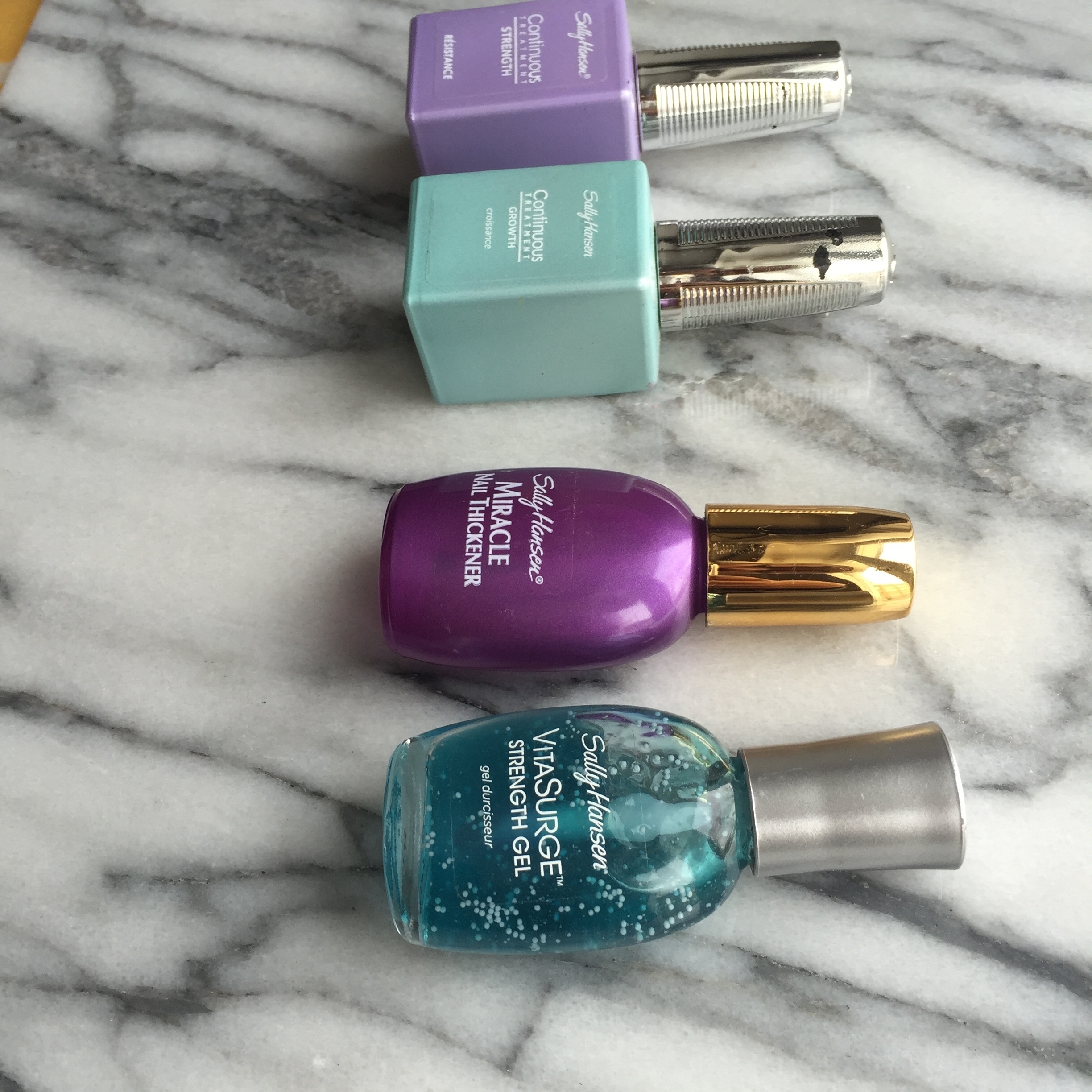 Caring for your nails: Sally Hansen Nail Strengtheners