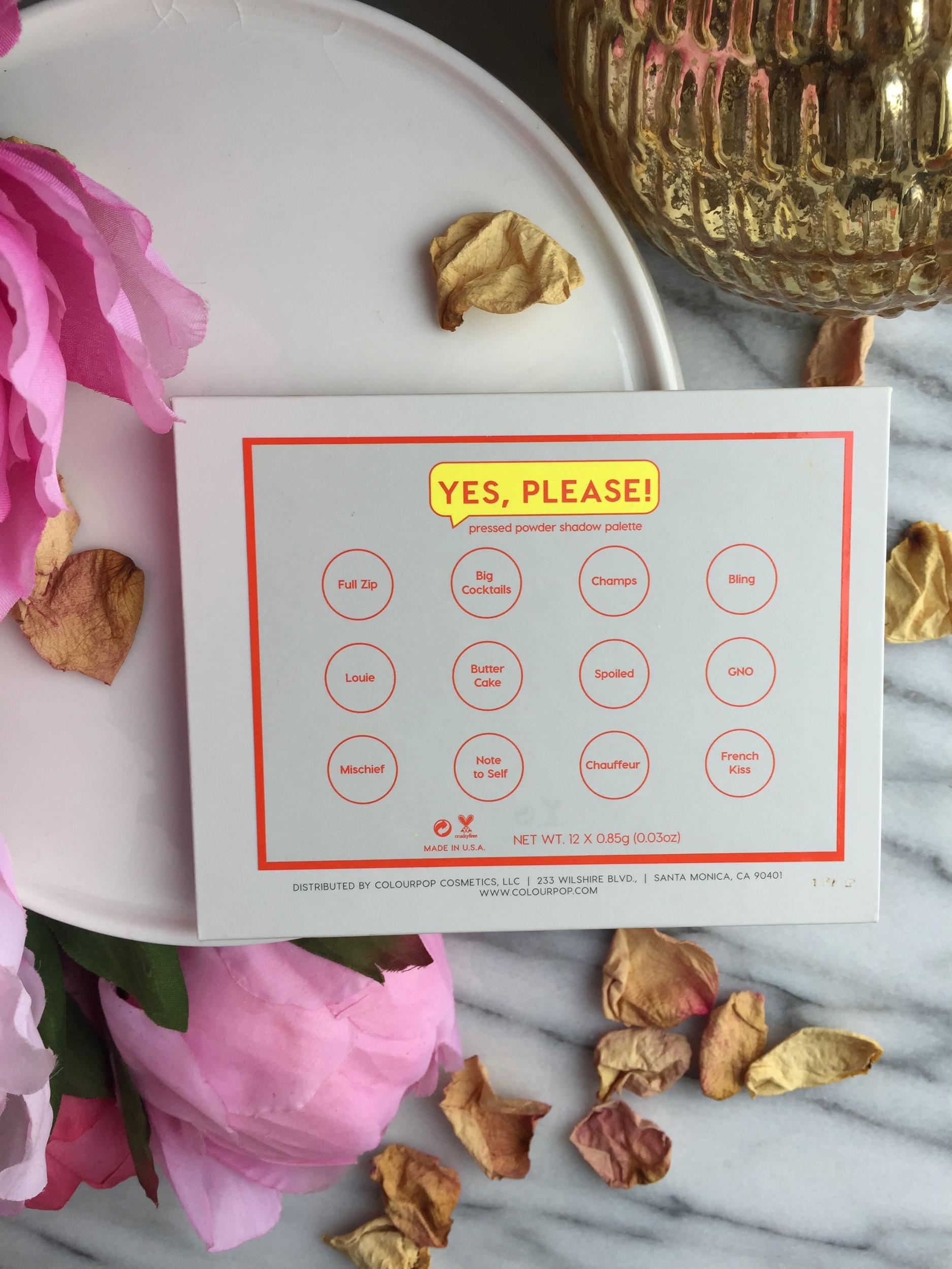 Colour Pop | Yes Please Palette