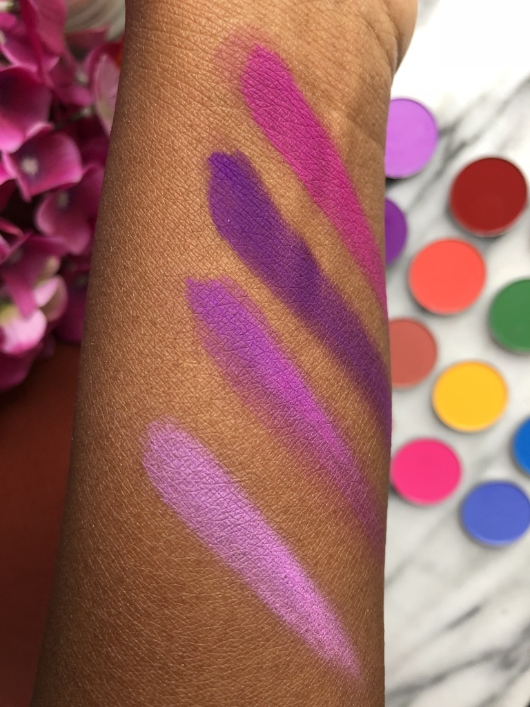 Coloured Raine | L to R: Cute, Vibes, Purp Smurf and Bossed Up