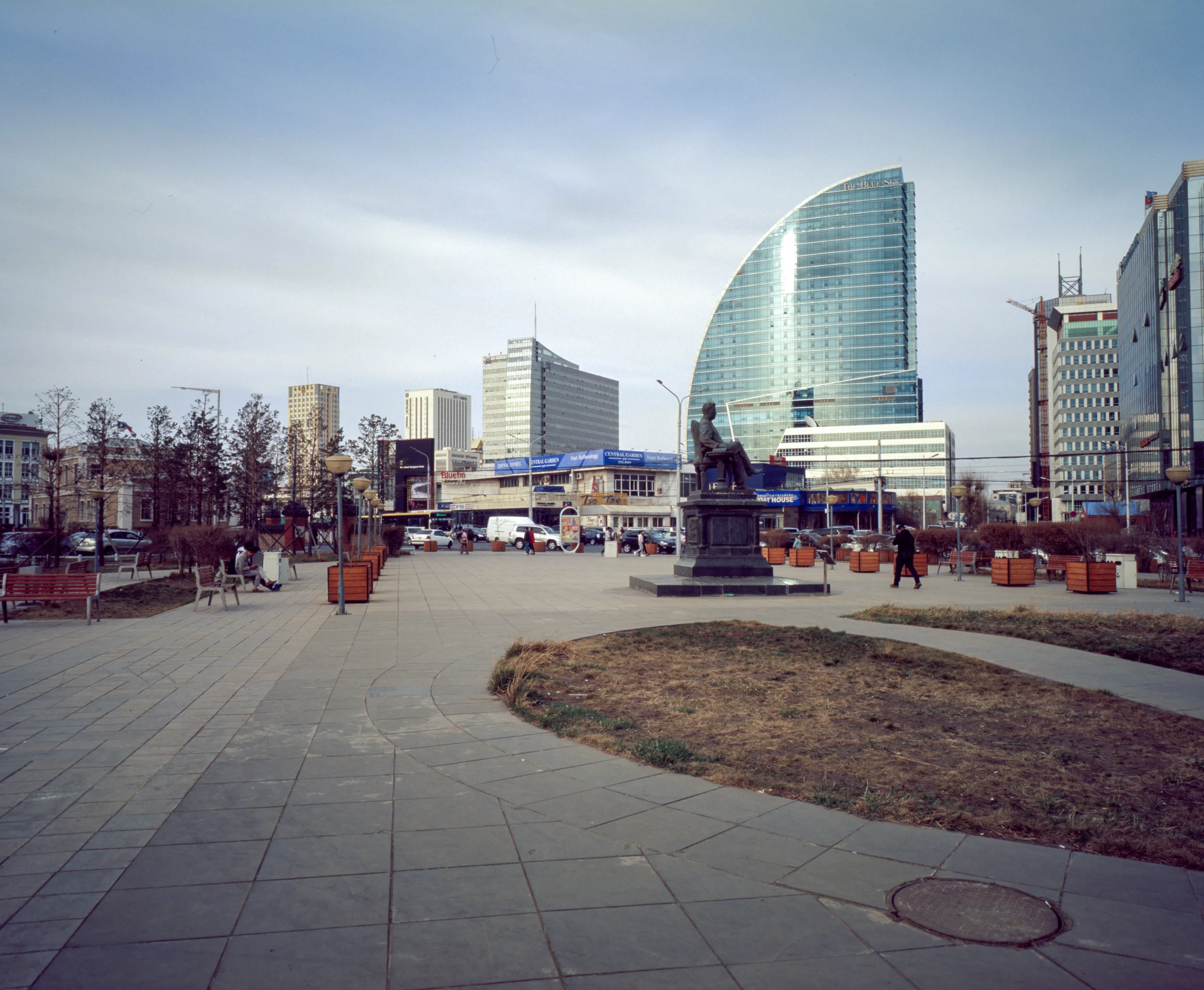 Ulan Bator Downtown Fuji GF670w | Kodak E100gx
