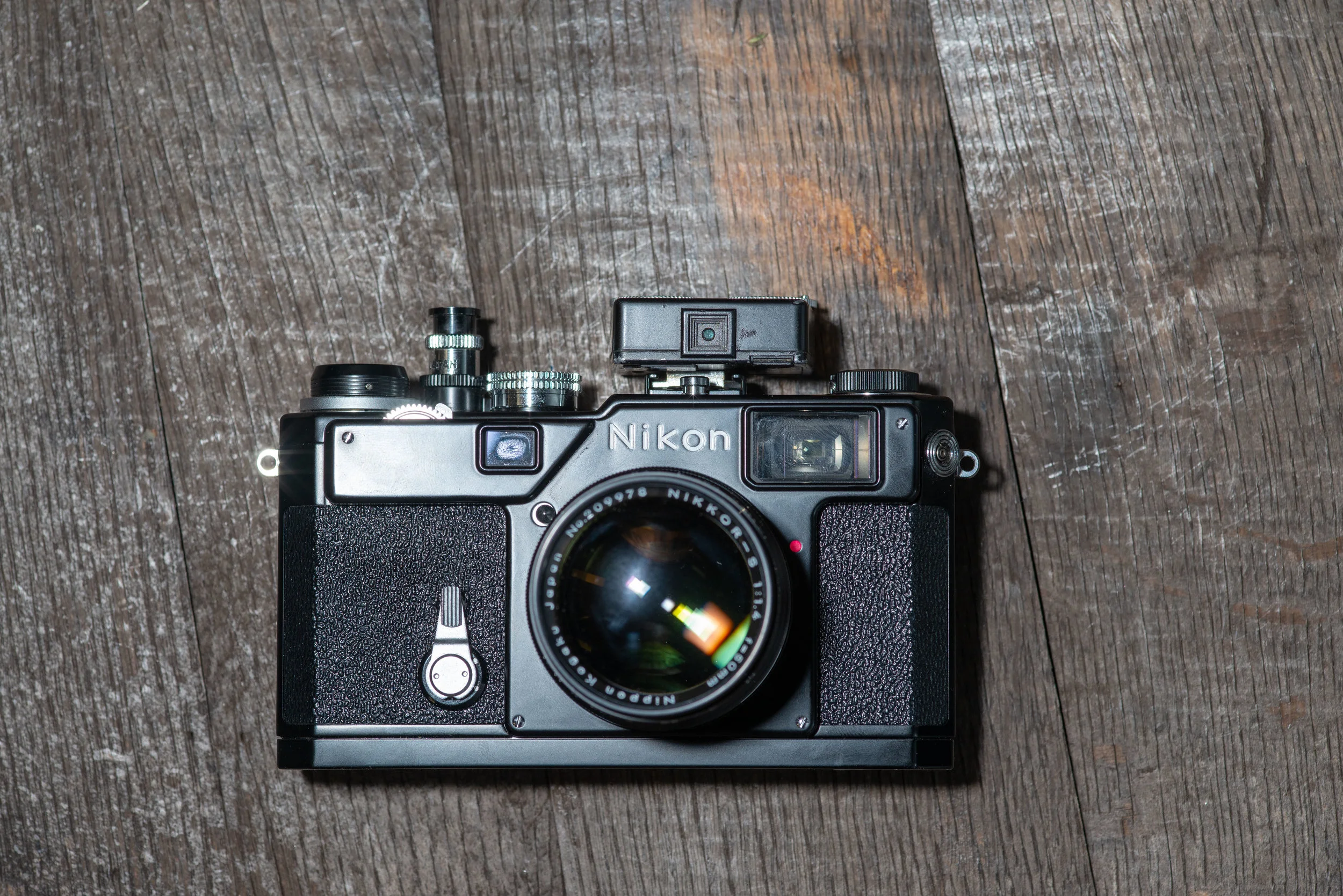Front view of the VCii on my Nikon S3 Millennium Edition