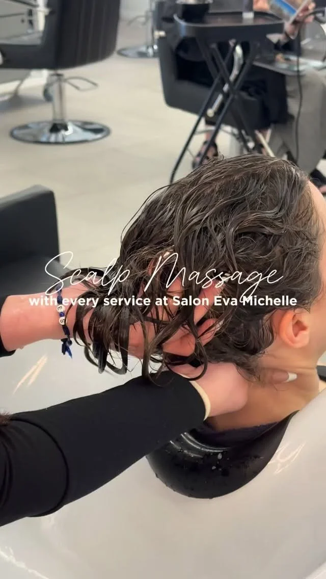 Happy Massage Therapy Day! 💆‍♀️
At Salon Eva Michelle, every service includes a relaxing scalp massage because great self care starts with a calm mind (and a happy scalp)!
Take a moment for yourself today — you deserve it. ✨
#MassageTherap