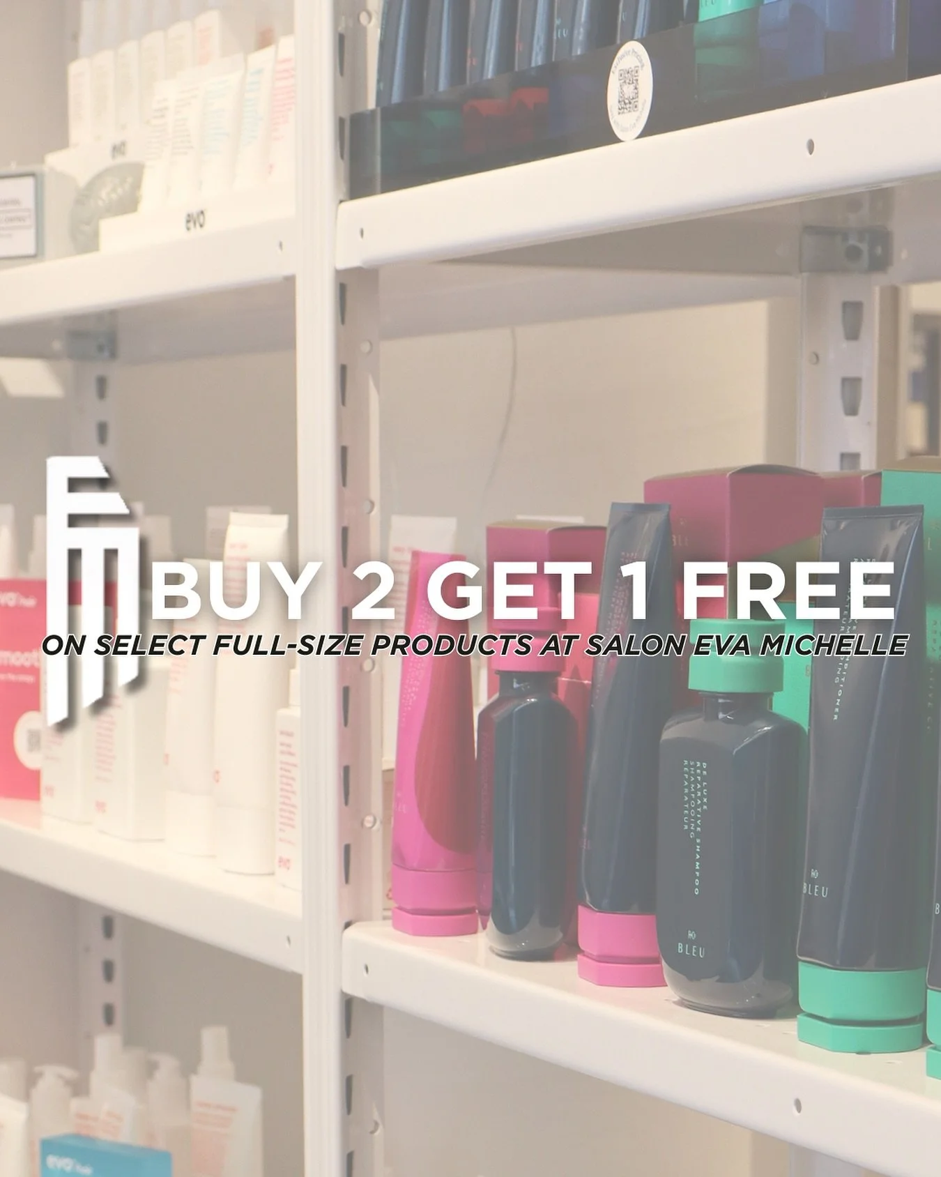 Black Friday deals are landing early at SEM! From now until 11/29 we&rsquo;re offering an exclusive deal on products &mdash;  buy 2 get 1 free on full size select items 😍 Hurry in to get your hands on salon favorites!

Salon Eva Michelle - 37 Newbur