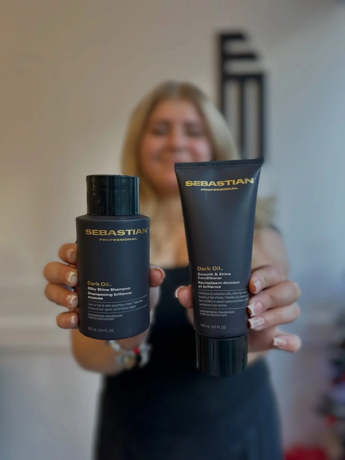 Introducing our new Favorite Products series!
First up: Noelle (@beautybynoelle07)a Designer in Training at Salon Eva Michelle. Her top choice is @sebastianpro_official Dark Oil Shampoo &amp; Conditioner 🤍

&ldquo;I love the dark oil shampoo and con