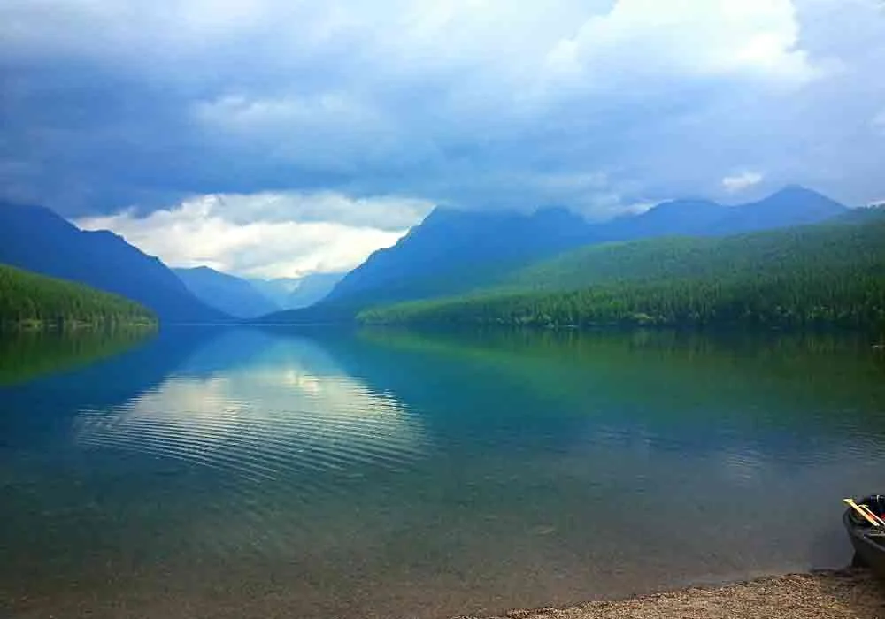 bowman lake glacier national park
